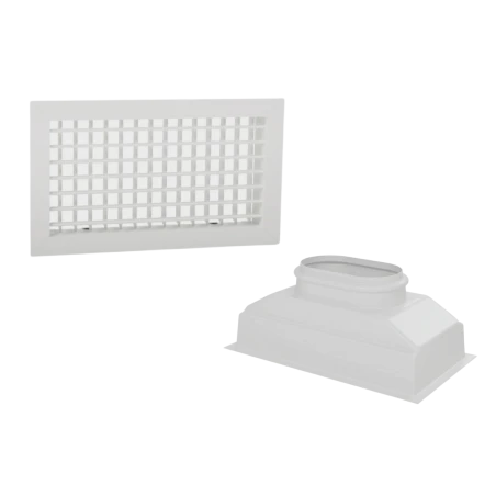 Grille double déflexion + plénum abs 300 x 150 - 2900-169334