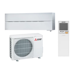 Climatiseur Mitsubishi-Electric Mural design premium blanc pur 6 kW - MSZ-LN60VG2V + MUZ-LN60VG2