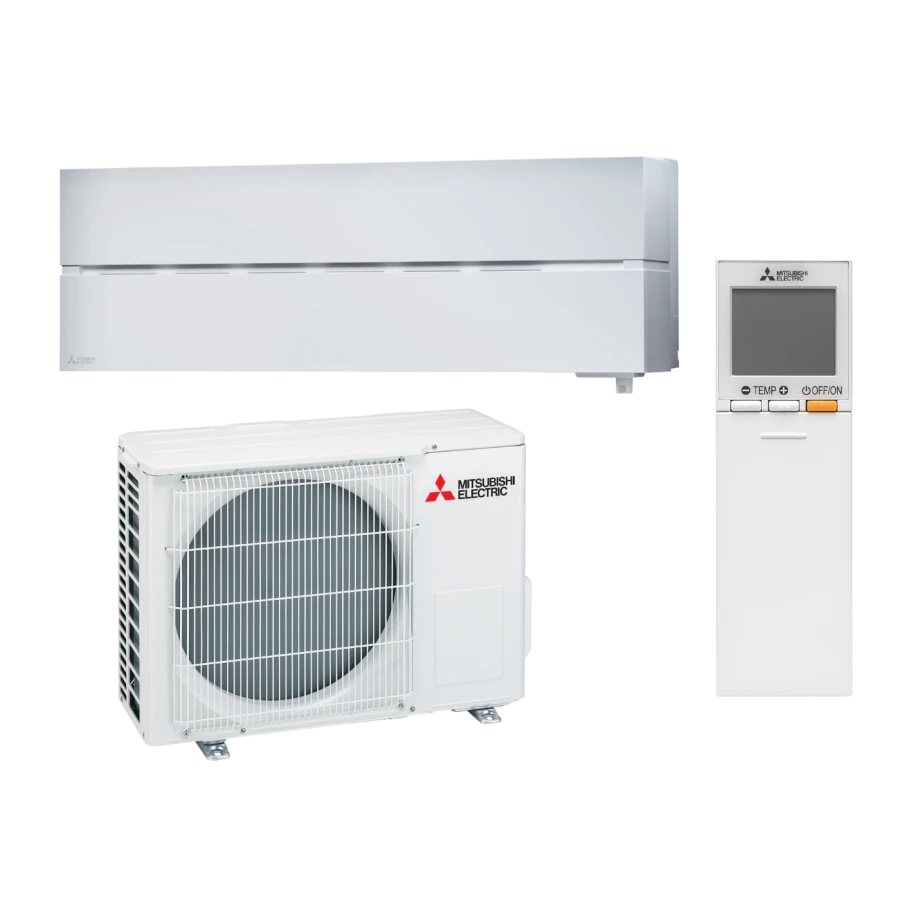 Climatiseur Mitsubishi-Electric Mural design premium blanc pur 6 kW - MSZ-LN60VG2V + MUZ-LN60VG2