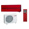 Climatiseur Mitsubishi-Electric Mural design premium rouge rubis 3.5 kW - MSZ-LN35VG2R + MUZ-LN35VG2