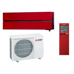 Climatiseur Mitsubishi-Electric Mural design premium rouge rubis 5 kW - MSZ-LN50VG2R + MUZ-LN50VG2