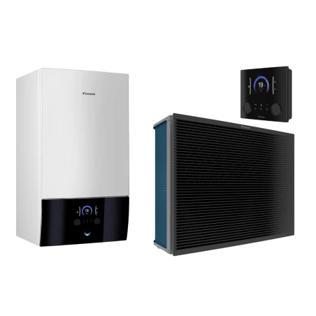 Altherma 3 H MT W R32 de 11 kW triphasée — PAC air-eau Daikin ETBH12E9W + EPRA12EW1 ETBH12E9W / EPRA12EW1