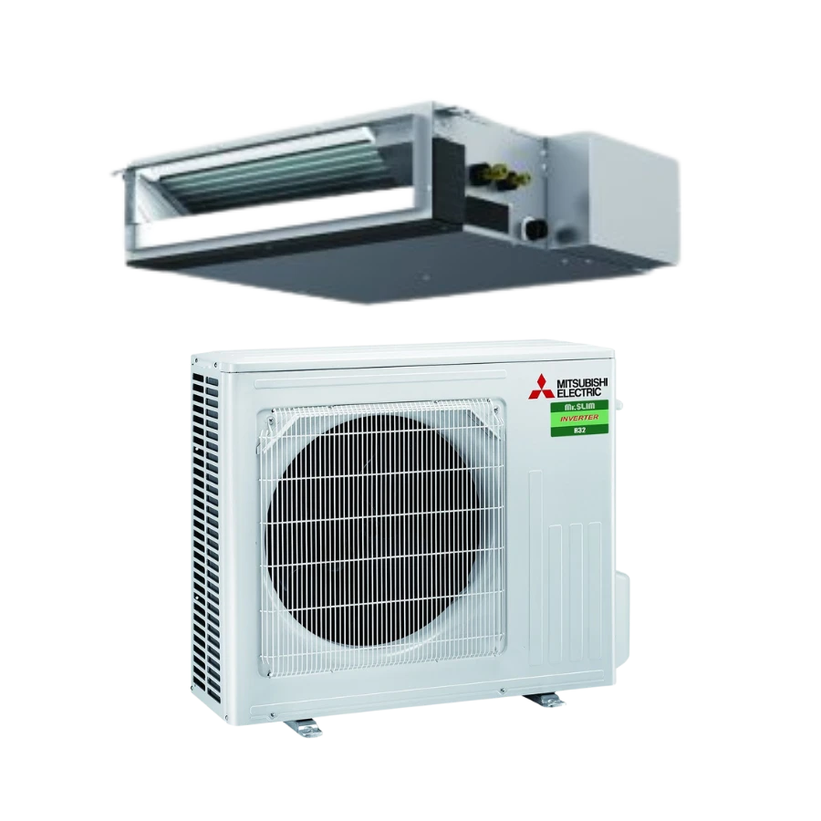 Gainable Mitsubishi-Electric compact basse pression inverter 5 kW - SEZ-M50DA3 + SUZ-M50VA2