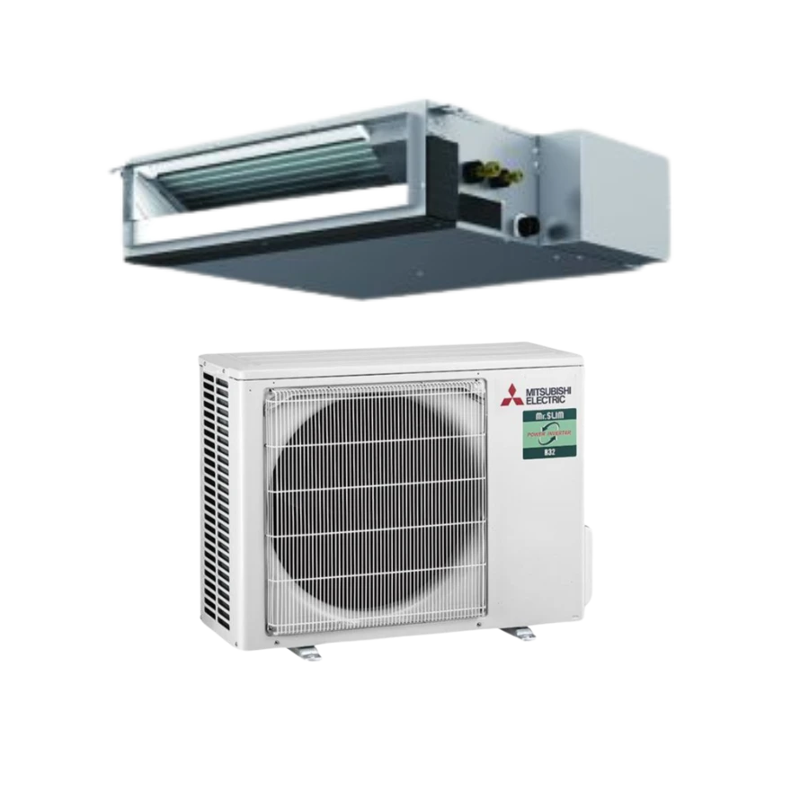 Gainable Mitsubishi-Electric compact basse pression power inverter 5 kW - SEZ-M50DA3 + PUZ-ZM50VKA3