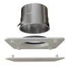 Bouche de soufflage 4 voies réglables extra plate 200 - 4095-172559 4095-172559