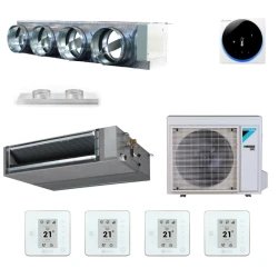 Pack gainable Daikin 5kw pour 60m² Airzone 4 sorties