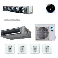 Pack gainable Daikin 6kw pour 70m² Airzone 5 sorties
