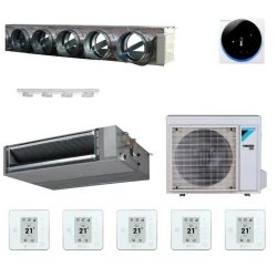 Pack gainable Daikin 10kw pour 100m² Airzone 6 sorties
