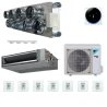 Pack gainable Daikin 10kw pour 100m² Airzone 8 sorties