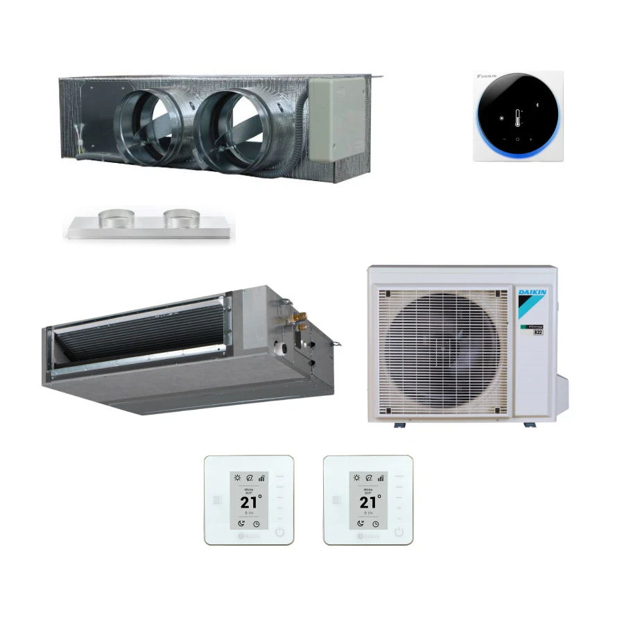Pack gainable Daikin 3.5kw pour 45m² Airzone 2 sorties pack-FBA35-S2