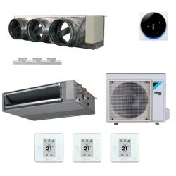 Pack gainable Daikin 6kw pour 70m² Airzone 3 sorties pack-FBA60-M3