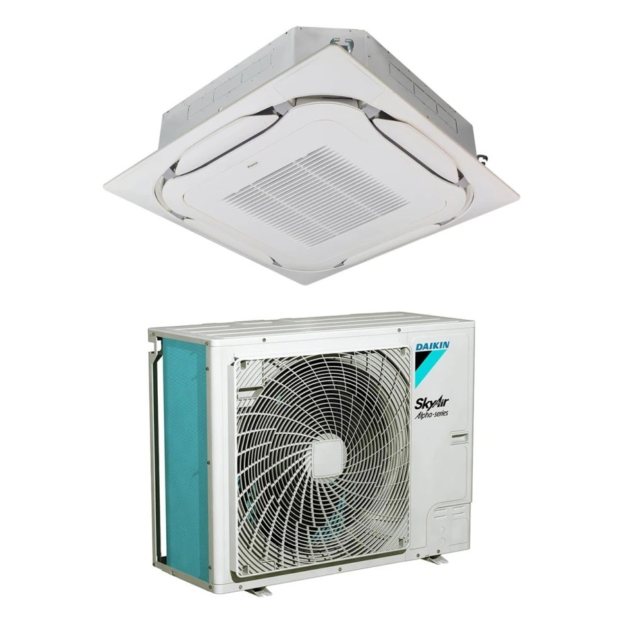 Ensemble Cassette 900 x 900 Daikin roundflow Alpha-series 7 kW - FCAG71B + RZAG71NV1