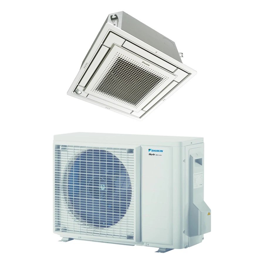 Climatiseur Daikin cassette compacte 600x600 Alpha series 5 kW - FFA50A9 + RZAG50B