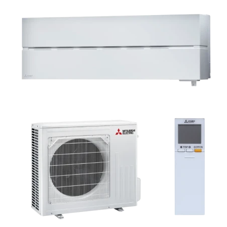 Climatiseur mural Mitsubishi Electric Design Premium MSZ-LN blanc pur hyper heating 3.5 kW - MSZ-LN35VG3W + MUZ-LN35VGHZ3