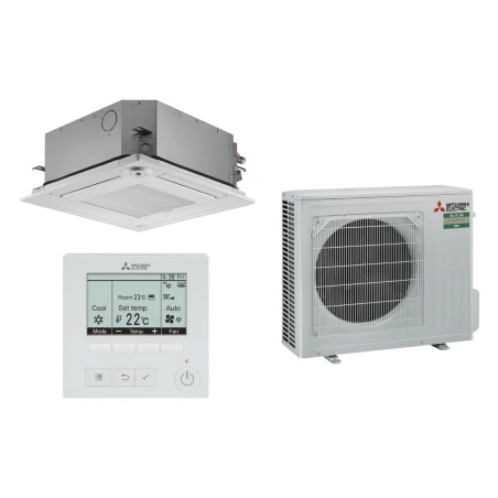 Cassette 600x600 Mitsubishi Electric SLZ-M inverter 2.5 kW - SLZ-M25FA3 + SLP-2FAL + SUZ-M25VA2