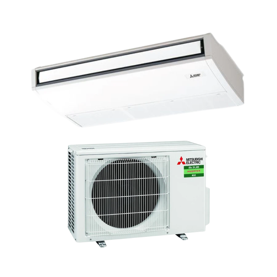 Climatiseur Mitsubishi Electric plafonnier apparent 6 kW - PCA-M60KA3 + SUZ-M60VA2