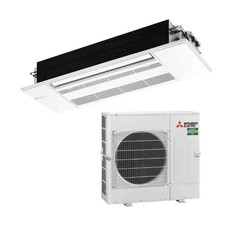 Climatiseur Mitsubishi Electric cassette 1 voie 2.5 kW - MLZ-KP25VG + MLP-444W + SUZ-M25VA2