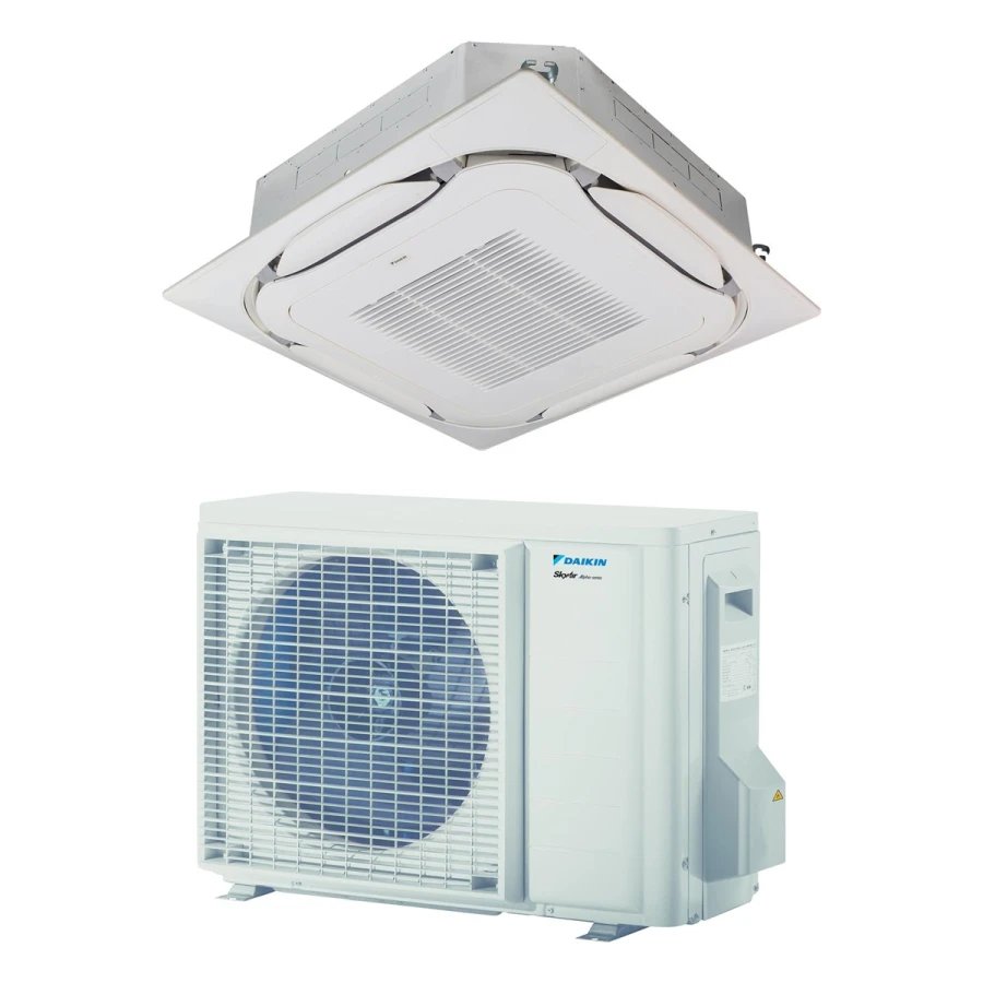 Climatiseur Daikin cassette Roundflow Alpha series 6 kW - FCAG60B + RZAG60B