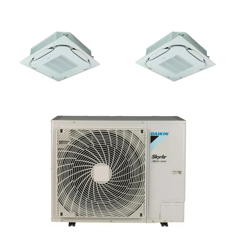 Pack Twin Daikin : 2 x FCAG35B + groupe RZAG71NY1