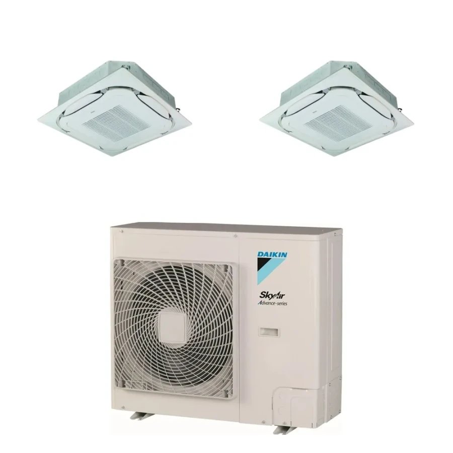 Pack Twin Daikin : 2 x FCAG50B + groupe RZASG100MY