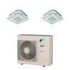Pack Twin Daikin : 2 x FCAG50B + groupe RZASG100MY