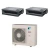 Pack Twin Daikin : 2 x FDXM50F9 + groupe RZASG100MV