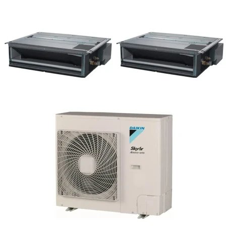 Pack Twin Daikin : 2 x FDXM50F9 + groupe RZASG100MY
