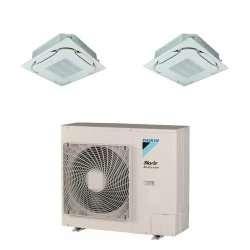 Pack Twin Daikin : 2 x FCAG60B + groupe RZASG125MY