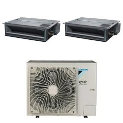 Pack Twin Daikin : 2 x FDXM60F9 + groupe RZAG125NY1