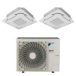 Pack Twin Daikin : 2 x FCAHG71H + groupe RZAG140NV1
