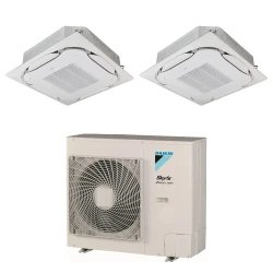 Pack Twin Daikin : 2 x FCAHG71H + groupe RZASG140MY