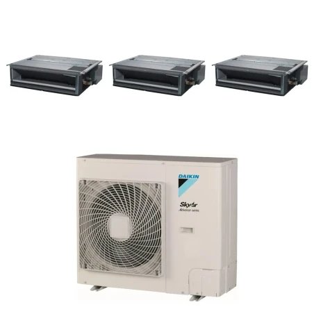 Pack Triple Daikin : 3 x FDXM35F9 + groupe RZASG100MY