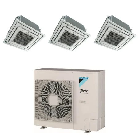 Pack Triple Daikin : 3 x FFA50A9 + groupe RZASG125MV
