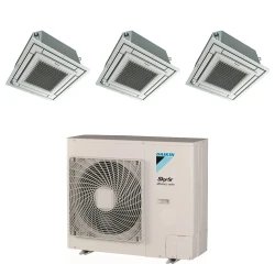 Pack Triple Daikin : 3 x FFA50A9 + groupe RZASG140MY