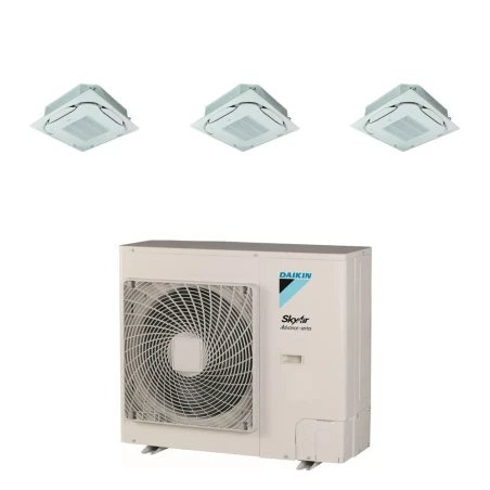 Pack Triple Daikin : 3 x FCAG50B + groupe RZASG140MV