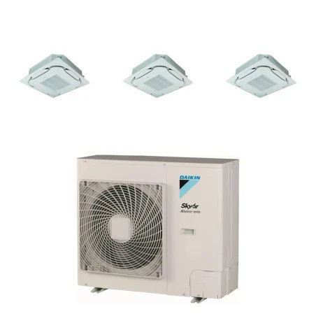 Pack Triple Daikin : 3 x FCAG50B + groupe RZASG140MY