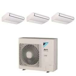Pack Triple Daikin : 3 x FHA50A9 + groupe RZASG125MV