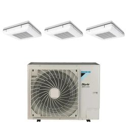 Pack Triple Daikin : 3 x FUA71A + groupe RZA250D
