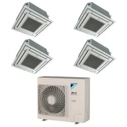 Pack Double Twin Daikin : 4 x FFA35A9 + groupe RZASG125MY