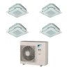 Pack Double Twin Daikin : 4 x FCAG35B + groupe RZASG125MV