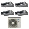 Pack Double Twin Daikin : 4 x FBA35A9 + groupe RZAG140NV1