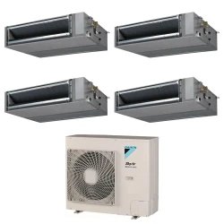 Pack Double Twin Daikin : 4 x FBA35A9 + groupe RZASG140MV
