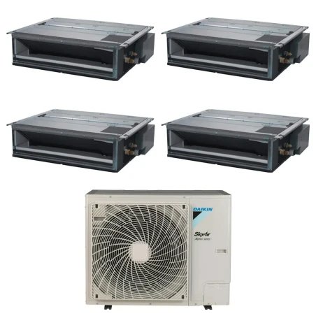 Pack Double Twin Daikin : 4 x FDXM35F9 + groupe RZAG125NY1