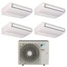 Pack Double Twin Daikin : 4 x FHA35A9 + groupe RZAG125NV1