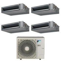 Pack Double Twin Daikin : 4 x FBA50A9 + groupe RZA200D