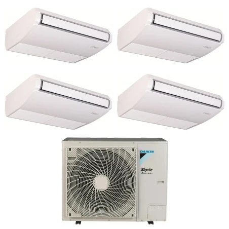 Pack Double Twin Daikin : 4 x FHA50A9 + groupe RZA200D