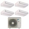 Pack Double Twin Daikin : 4 x FHA50A9 + groupe RZA200D