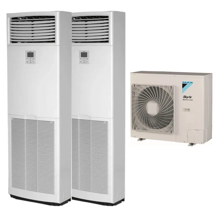 Pack Twin Daikin : 2 x FVA71A + groupe RZASG140MV