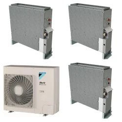 Pack Triple Daikin : 3 x FNA35A9 + groupe RZASG100MY
