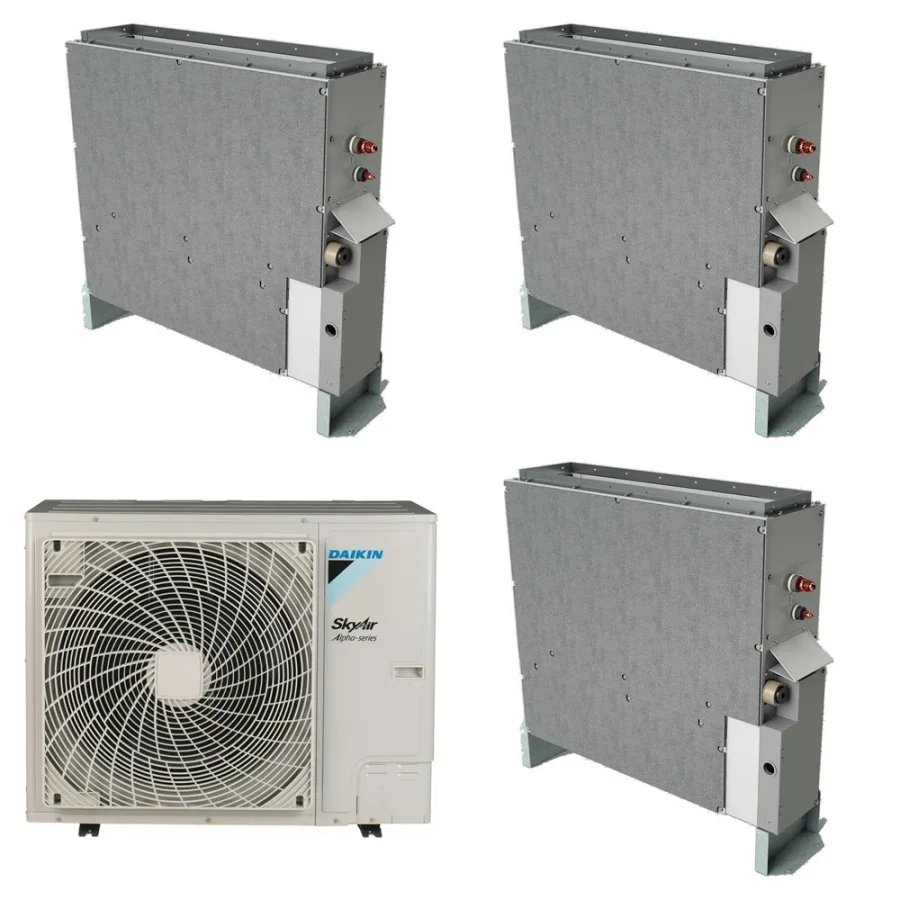 Pack Triple Daikin : 3 x FNA50A9 + groupe RZAG140NY1